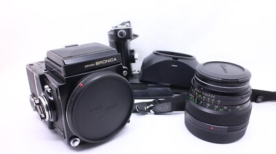 N,MINT] Zenza Bronica ETR Film Camera w/Zenzanon MC 50mm F2.8 From