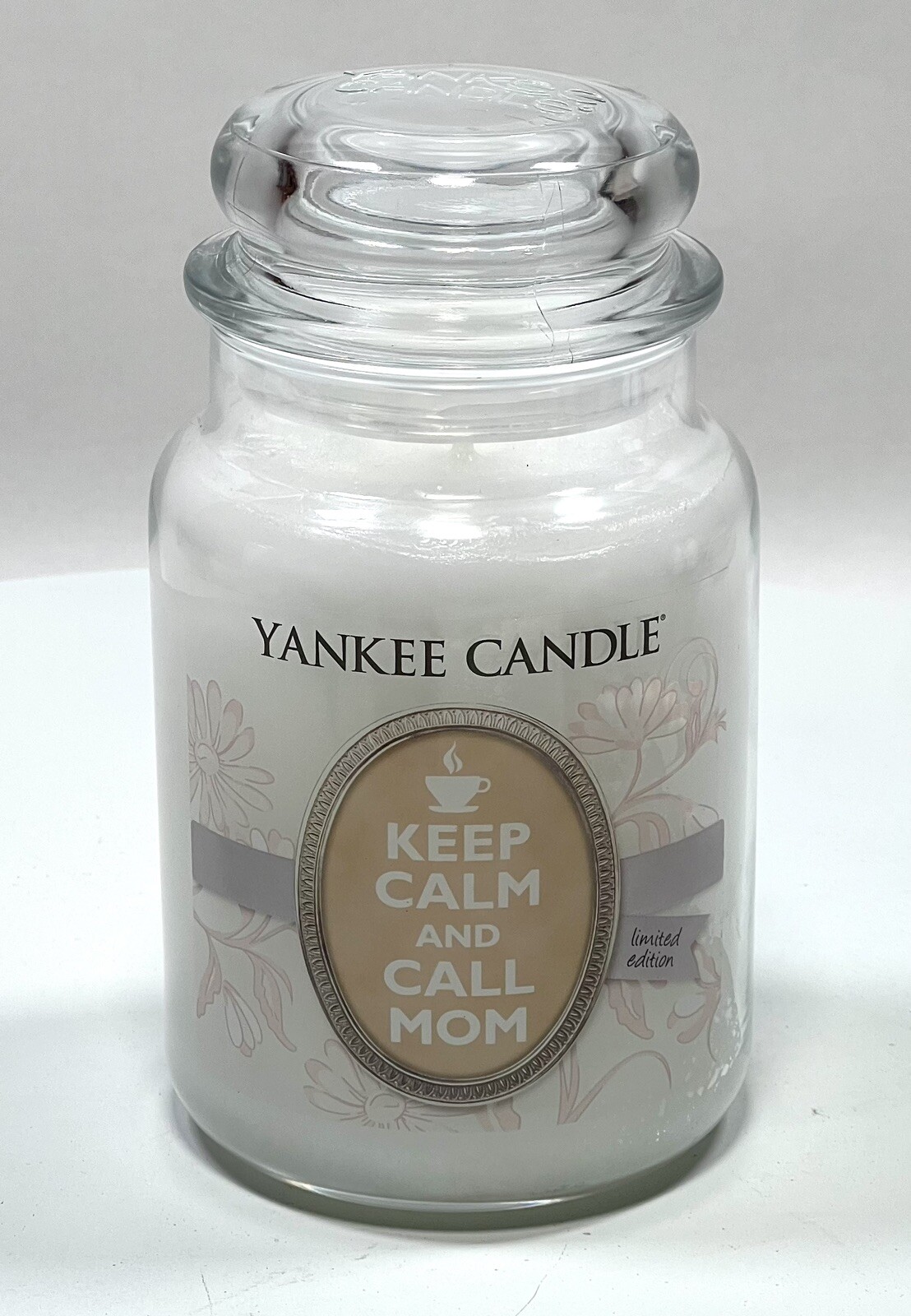 Yankee Candle Keep Calm and Call Mom Large Jar 22 Oz Limited Edition