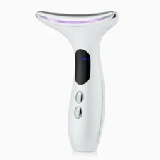 Facial and Neck, 3 Color LED Facial Massager Device, Neck Face Beauty Device