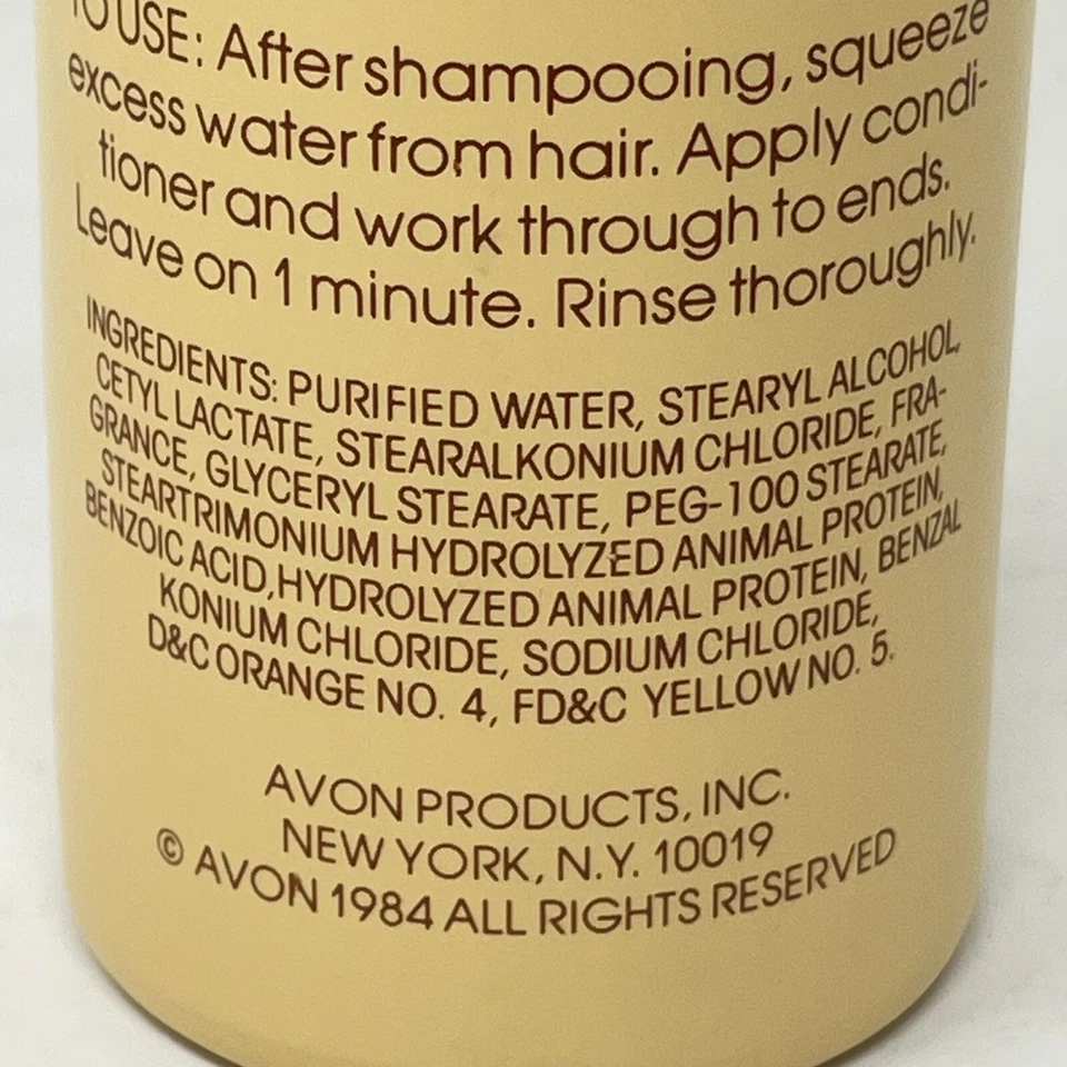 Avon New Vitality p]Plus NPD 16 fl oz. Extra Body Conditioner Dry Hair NOS 1984 - Image 4 of 4