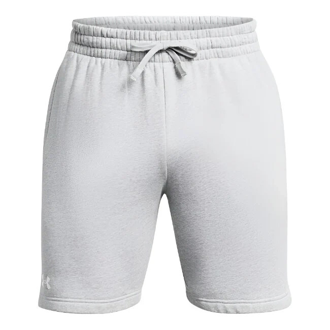 Флисовые шорты Under Armour Rival Herren Grau Baumwolle Sporthose 1379779-011 7490₽