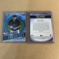 2021 Bowman Chrome Rookie of the Year Favorites Sixto Sanchez #RRY-SS RC  A-49