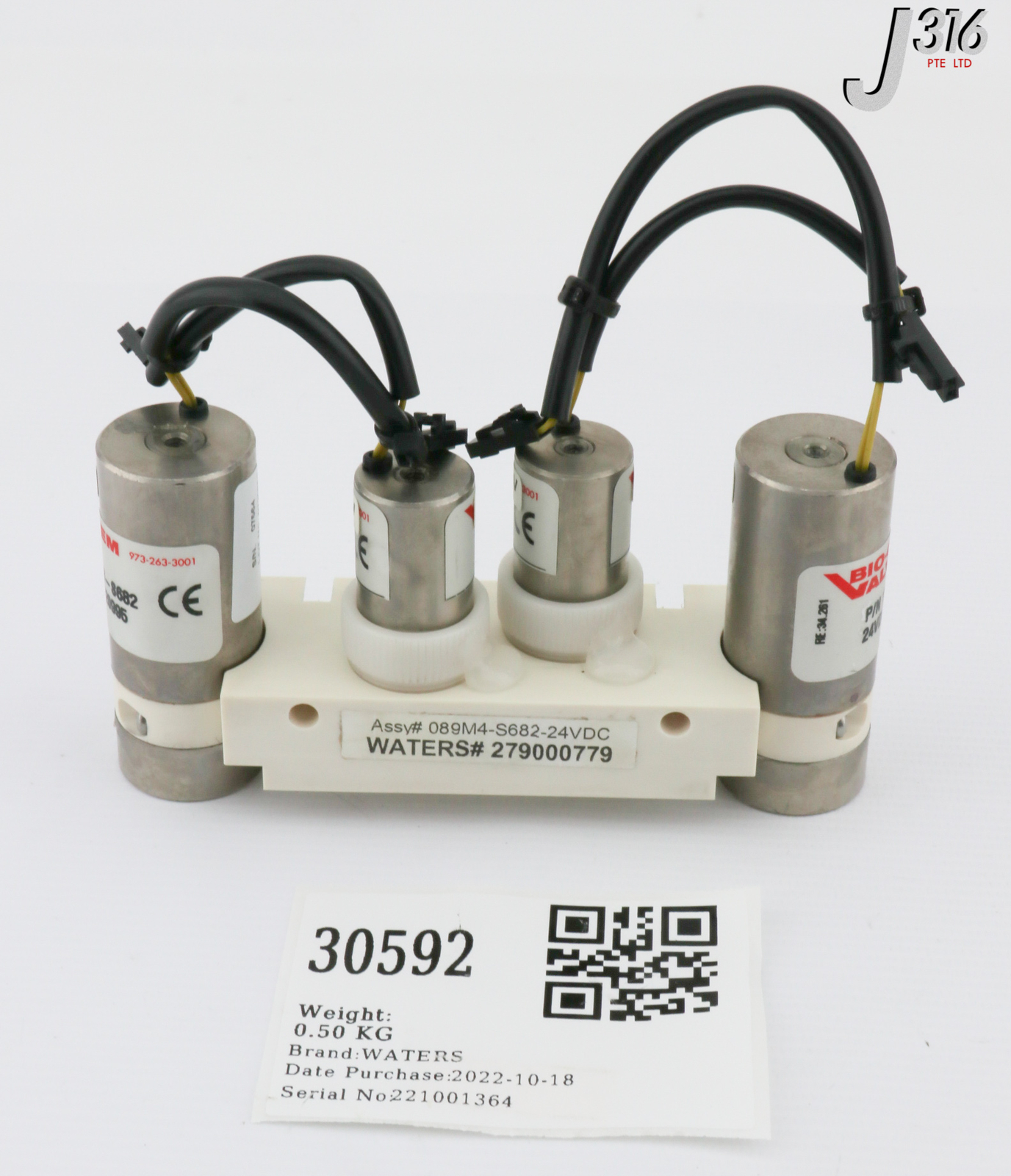 30592 WATERS VALVE ASSY, 089M4-S682-24VDC 279000779 | eBay