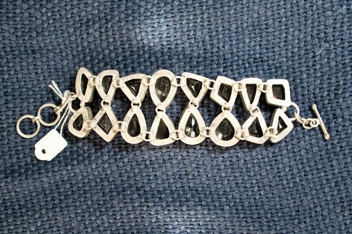 bracciale indiano in argento bracciale fumè380 - Foto 11 di 12