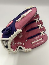 Rawlings Highlight Series HFP10PPW 10" Youth Tee Ball Glove Pink Purple — listing 6
