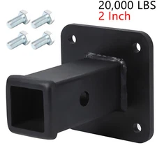 Hitch Wall Mount, 2" Bolt-On Receiver Opening Hitch Tube for Tractor 20,000 LBS