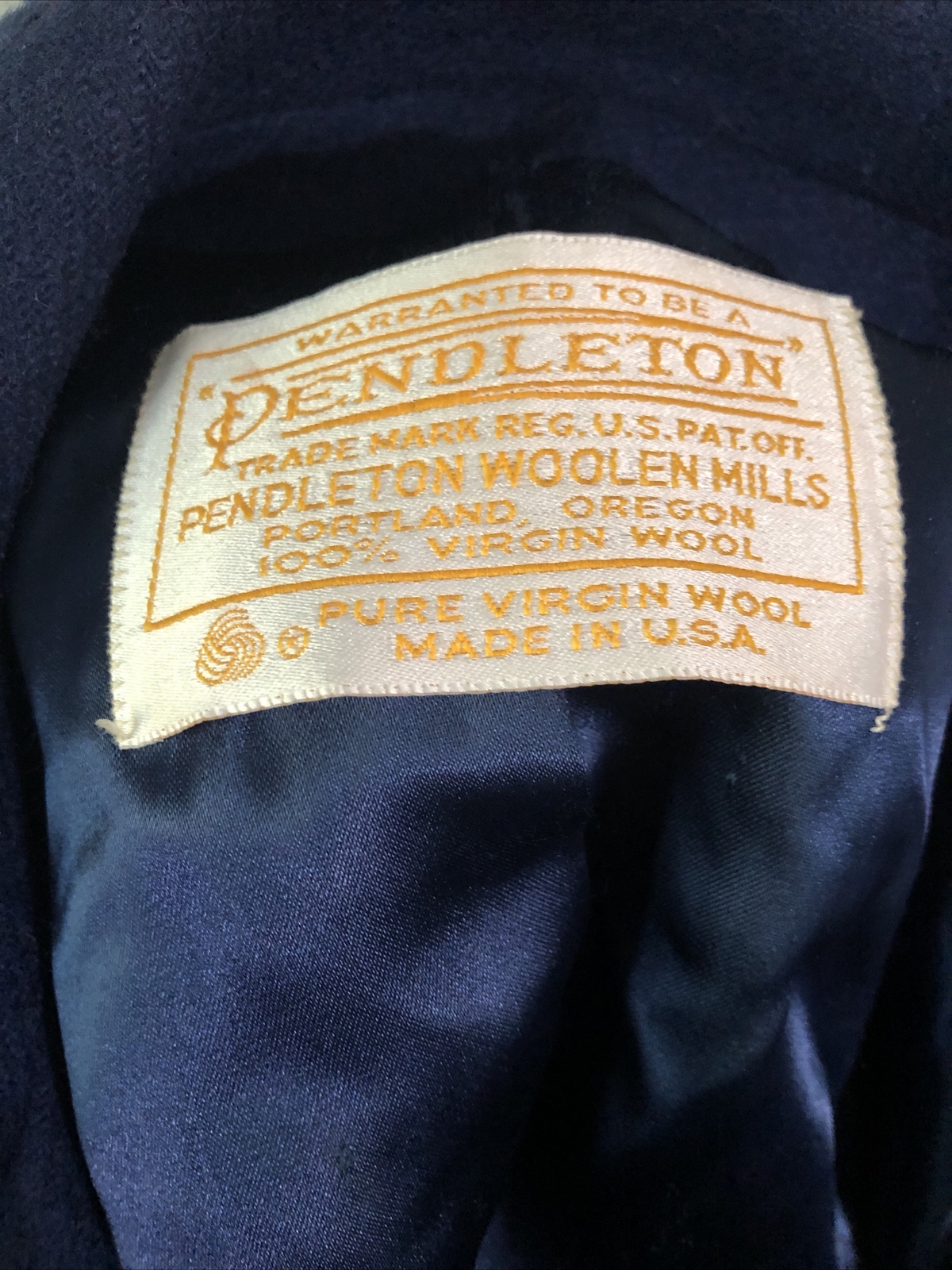Pendleton Women’s Navy Virgin Wool 2 Button Pea C… - image 7