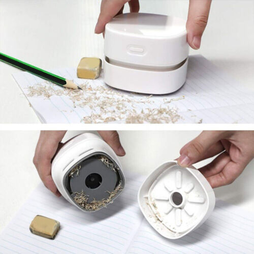 Desktop Mini Vacuum Cleaner Office Keyboard Desk Dust Cleaning Table Sweeper - Picture 7 of 13