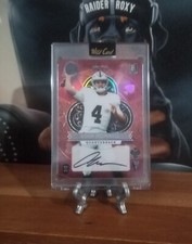 Aiden Oconnell RC Auto 2/2 Ace Clubs Wild Card Las Vegas Raiders Purdue 1/1