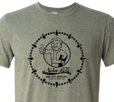 FallOut - Nuka Cola Boy - B&W - Vault Tec - Vault Boy - Soft - Fast Shipping