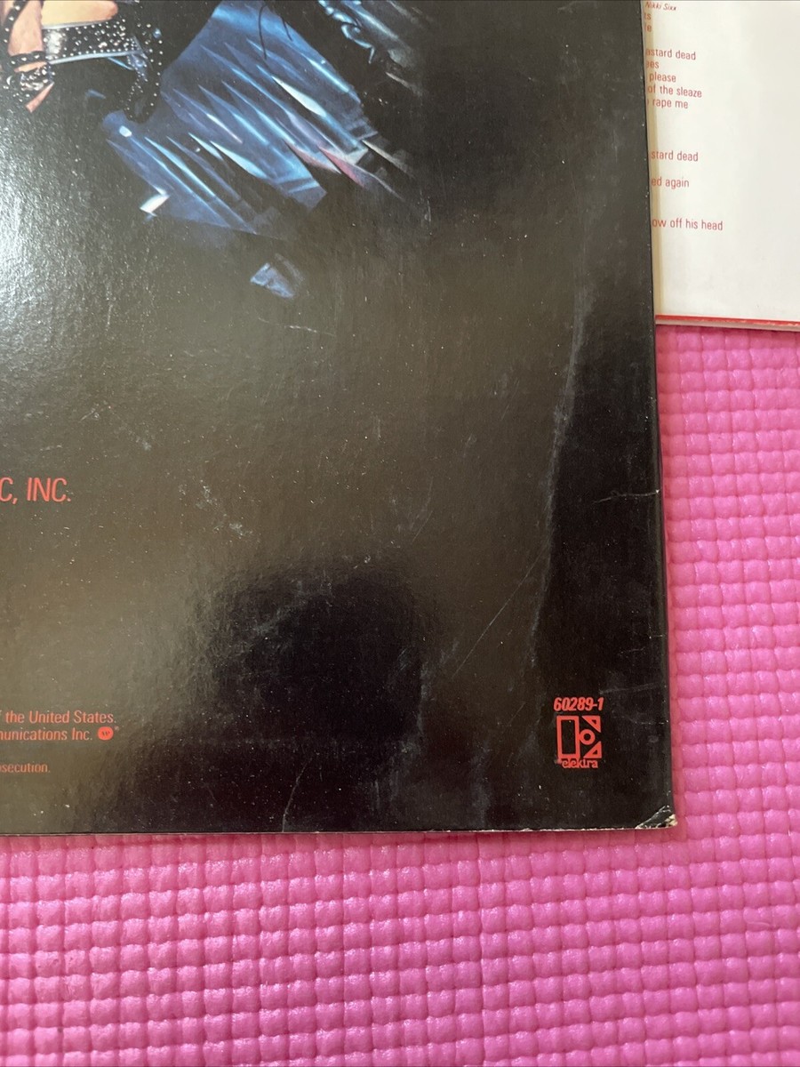 1983 Vintage Motley Crue Shout At The Devil LP Elektra 60289 1983 Vintage Motley Crue Shout At The Devil LP Elektra 60289