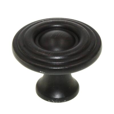 Hickory Hardware Conquest 1 3/16'' Ringed Cabinet Knob Vintage Bronze P14402-VB