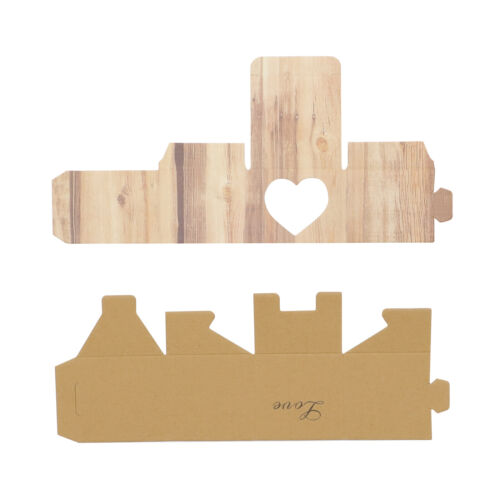 100PCS Rustic Candy Boxes Wedding Favor Boxes Wedding Party Favor Decoration - Picture 13 of 13