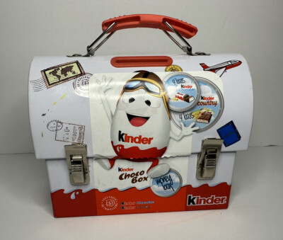 Kinder Chocolate Choco Tin Lunch Box Coin Bank