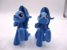 My Little Pony Blue Trixie Lulamoon  2” Vinyl Figure Hasbro x 2