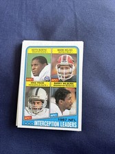 1988 Topps #219 1987 NFL Interception Leaders Prior/wilburn/kelso/Bostic