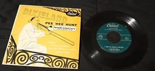 Pee Wee Hunt 45 EP Dixieland Capitol EAP 1-507 ex with picture sleeve