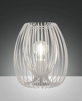 Fabas Luce Tischleuchte Camp E27 Ø200Mm Weiß