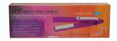 CHI Deep Brilliance Digital 1'' Titanium Flat Iron Purple