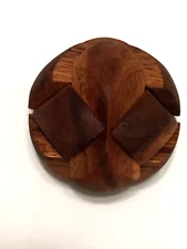  Wooden Brain Teaser mind challenging Puzzles Toys Hobby Creativity- Soccer Ball