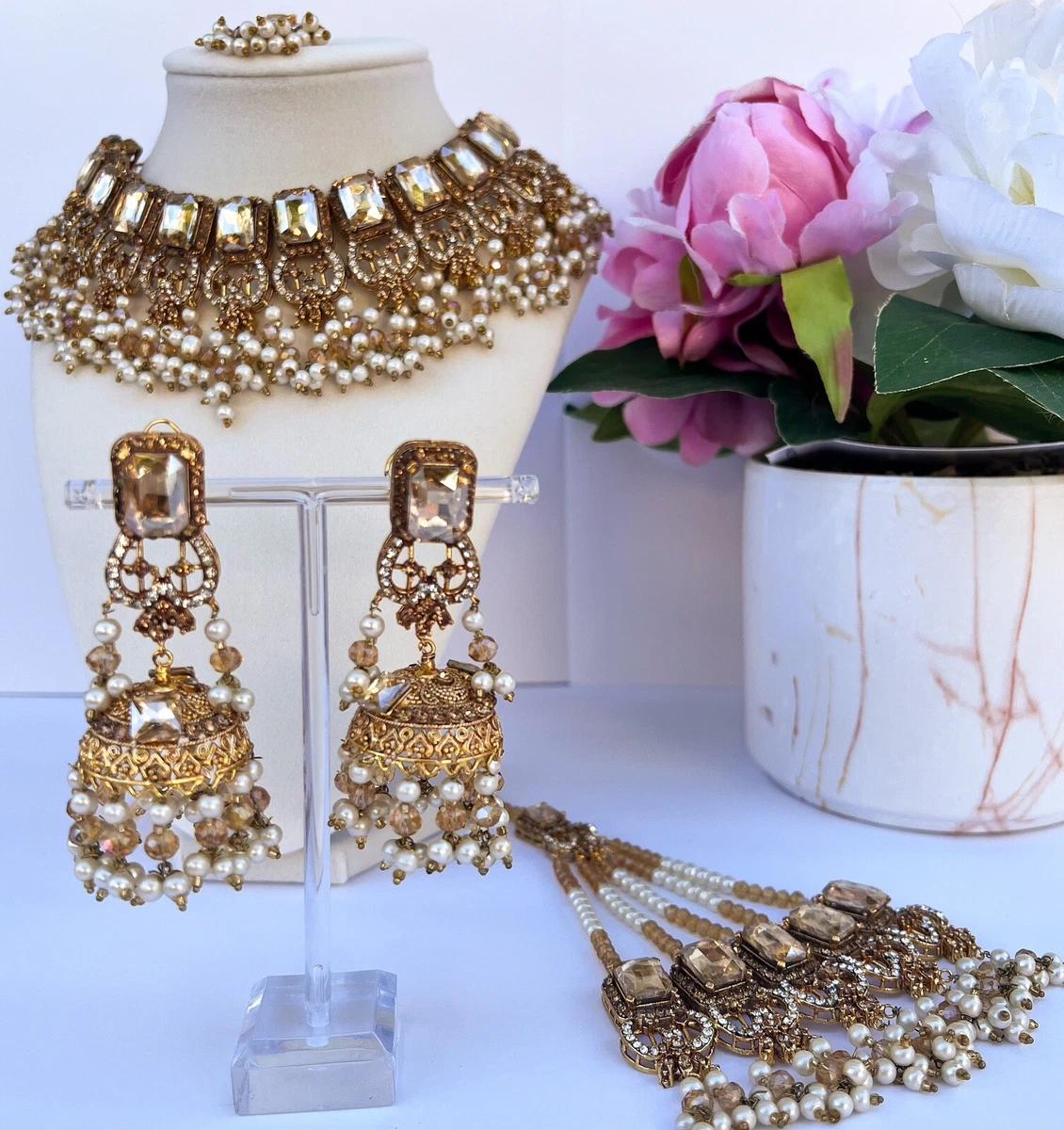 Jewelry sets for wedding reception deals