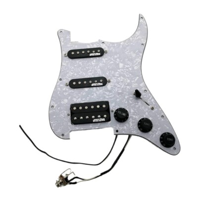 Guitar Pickup Wilkinson Alnico5 Pickup SSH Pickgard Pickup Line Assembly Black