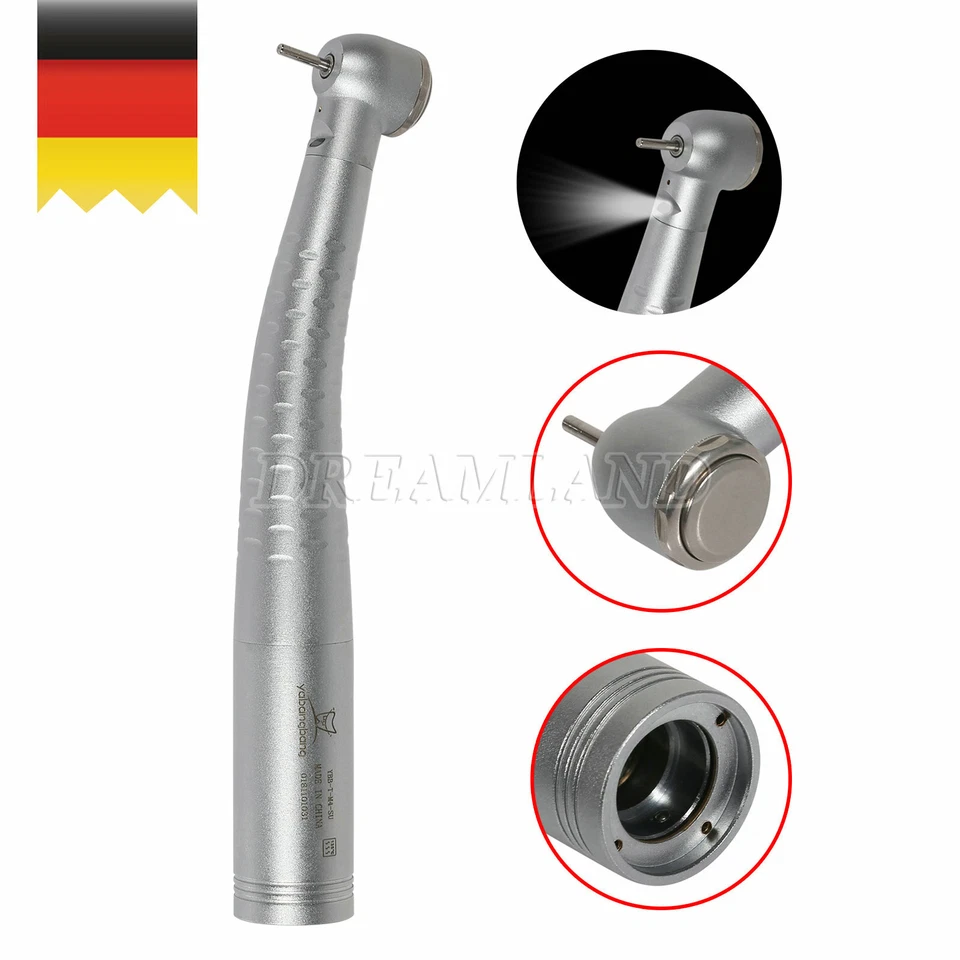 Dental Fiber Optic LED Turbina High Speed handpiece dentista