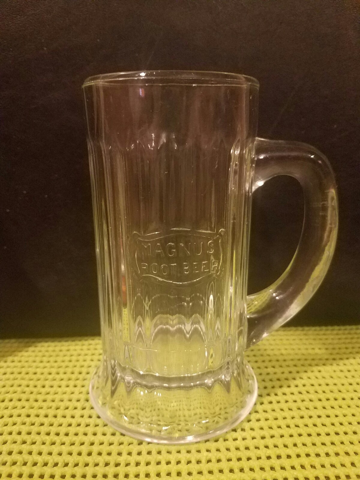 Antique Magnus Root Beer Glass Mug Circa Early 1900's eBay