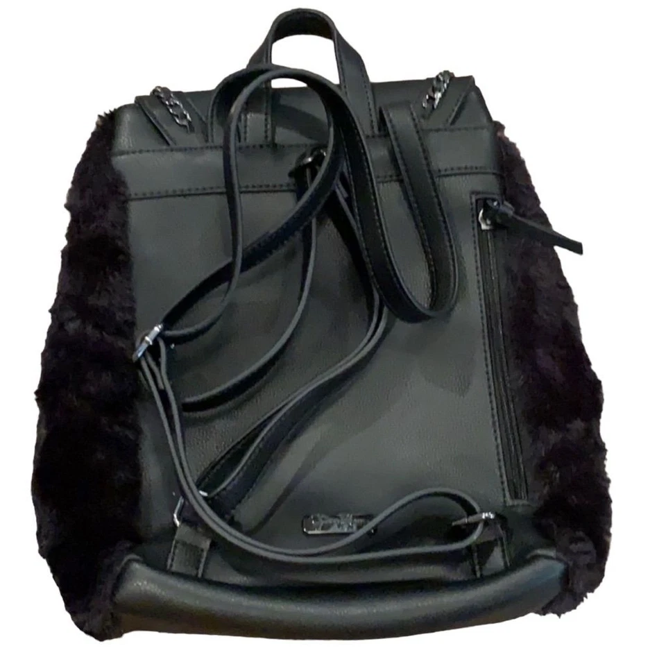Bolso Mochila Mujer Jessica Simpson Negro Piel Sintética Nuevo con Etiquetas Foto 2 de 4
