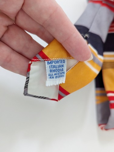 Unique Vintage Haband Striped Bicycle Necktie - Picture 5 of 8