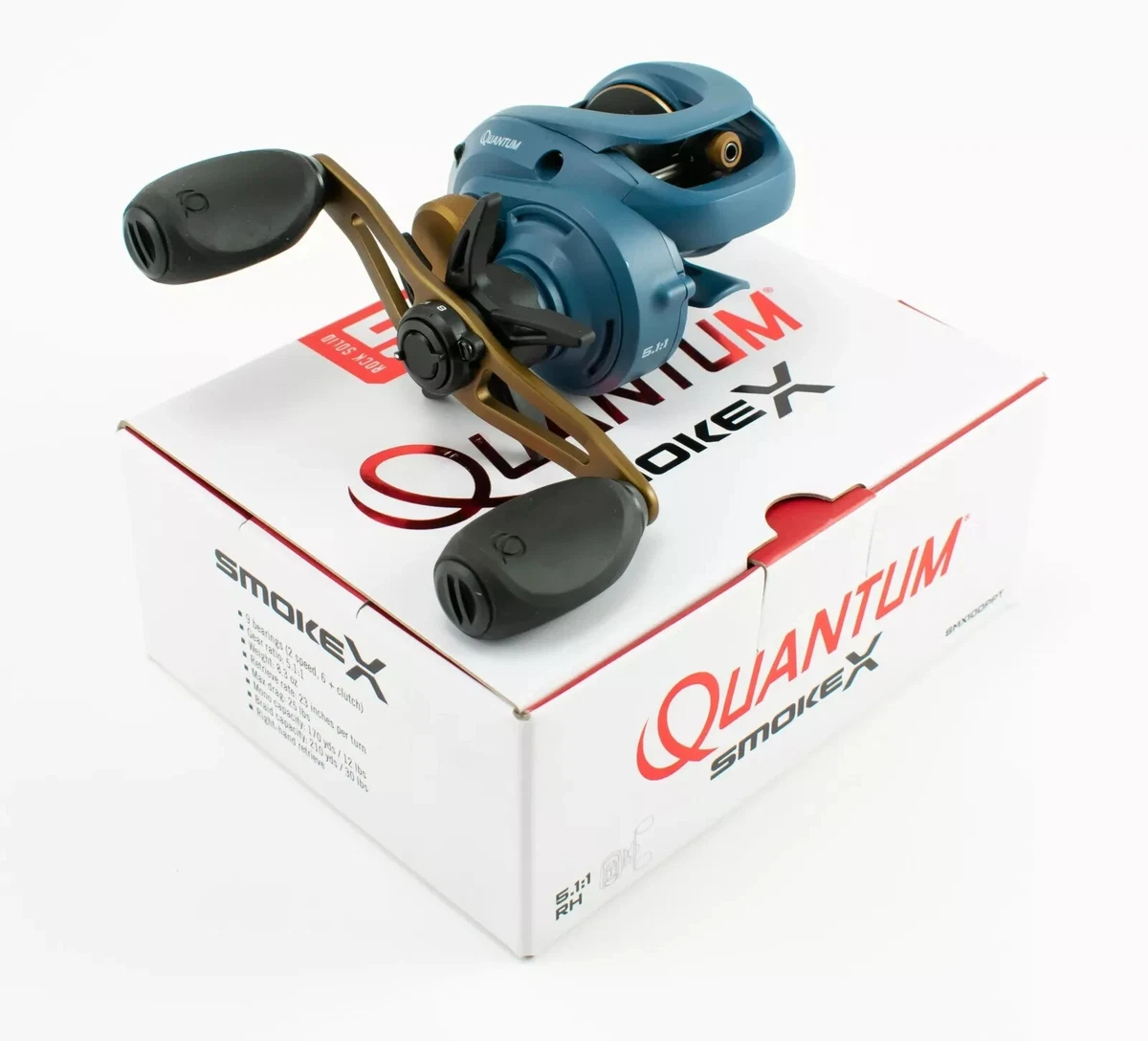 Quantum Baitcast Reel Right 5.1: 1 Gear Ratio Fishing Reels for sale | eBay