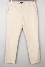 TOMMY HILFIGER Women Slim Stretch Chino Trousers Size 8 W32 L30 