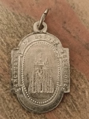 Alte religiöse Medaille ND von Bonsecour Belgien 