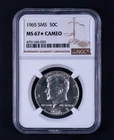 1965 SMS Kennedy Half Dollar NGC MS67* Cameo WB029