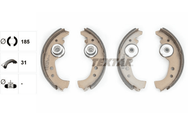Bremsbackensatz Vorderachse Hinterachse FüR Fiat Lancia Saab Seat Zastava FSO-image