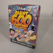 Giant 600 Cartoon Collection (DVD, 2008..60+ hours) 12 DVDs Sealed Popeye Casper