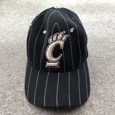 Cincinnati Bearcats Hat Mens Large Black Pinstripe NCAA Basketball Zephyr Z Fit