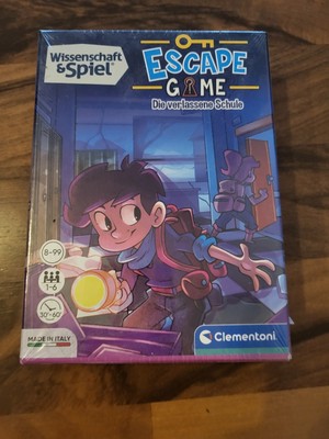 Clementoni Escape Game - Die verlassene Schule - Gesellschaftsspiel zum Knobeln