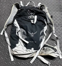 Osprey Talon 22 Daypack Hiking Backpack S/M Black Gray AirScape 22L Hydration