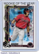 ⚾️ 2025 ~ Topps Holiday #H60 ~ Drake Baldwin RC ~ Braves ~ NmMt=8 ~ ROY ~ QTY