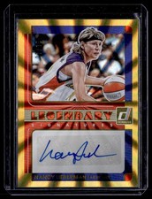 2025 Donruss WNBA #LS-NL Nancy Lieberman Legendary Signatures Gold Laser #/10