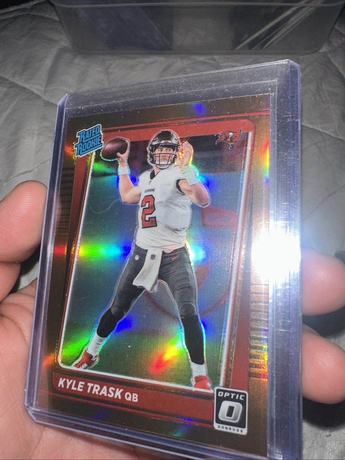 2021 Panini Donruss Optic - Rated Rookie Kyle Trask #209 Holo Prizm (RC)