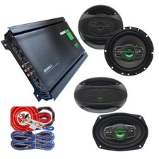 Audio360 Elite 6x9 + 6.5 Speakers & 1600W 4-Channel Car Audio Amplifier  + Kit
