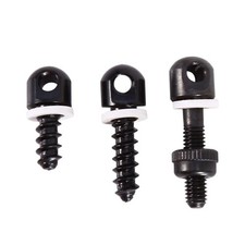 Juego de pernos giratorios para eslinga, 3 piezas soportes de tornillo para pernos de madera, rifle o escopeta