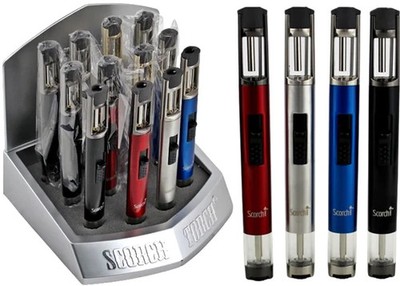 SCORCH TORCH - 61629 - SLIM PENCIL TORCH w/ SEE THROUGH BUTANE TANK