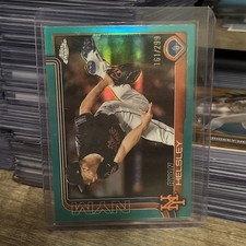 Ryan Helsley 2025 Topps Chrome Update Aqua Rainbow Refractor /299 #USC12