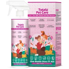 Total Pet Care 6 in 1 Pet Safe Cleaner And Odor Eliminator 16 Fl Oz Safe For All