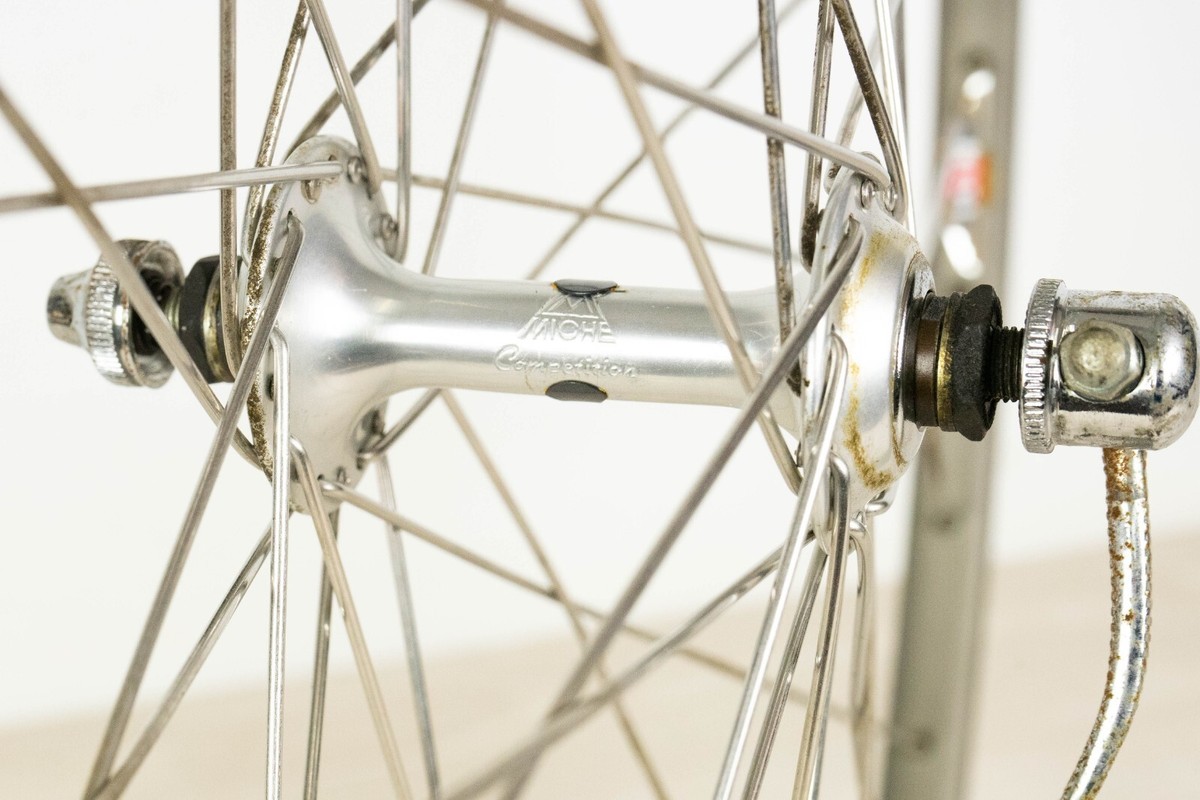 NISI TORO FRONT WHEEL MICHE COMPETITION VINTAGE 80s TUBULAR ROAD