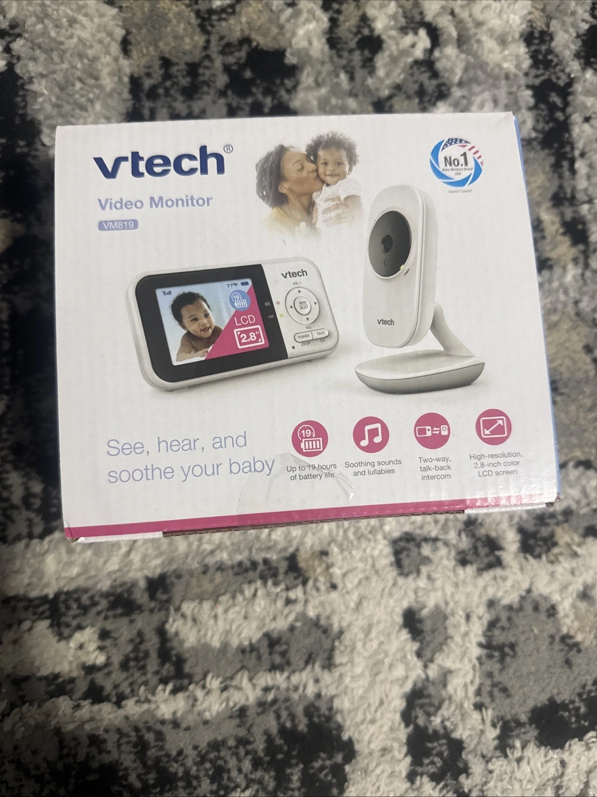 VTech VM819 Video Baby Monitor 2.8" Screen Camera Audio Night Vision Tested
Opens in a new window or