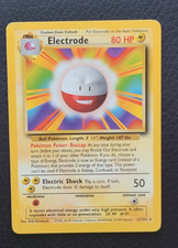 Electrode #21 Base Set Pokemon Card on eBay